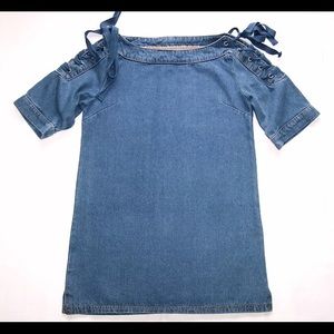 NWOT Anthropology Anthropologie Maeve Denim Dress Love7